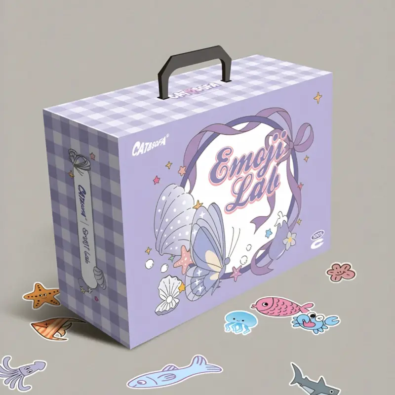 Кросівки "CAT & SOFA EMOJI-LAB PURPLE SHELL"
