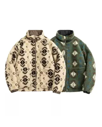 Флісова двостороння куртка "Aztec Pattern"