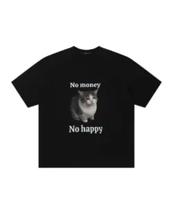 Футболка "no money, no happy"