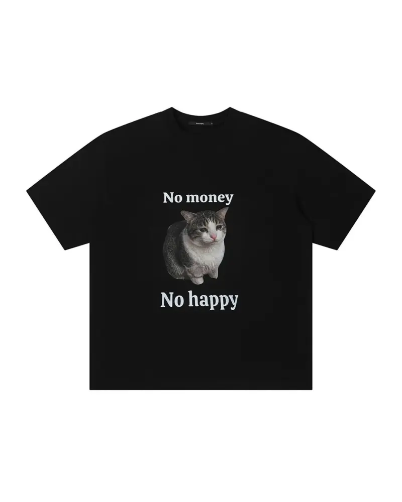 Футболка "no money, no happy"