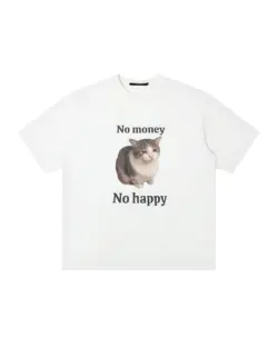 Футболка "no money, no happy"