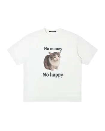Футболка "no money, no happy"
