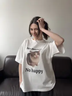 Футболка "no money, no happy"
