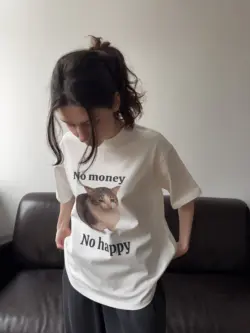 Футболка "no money, no happy"