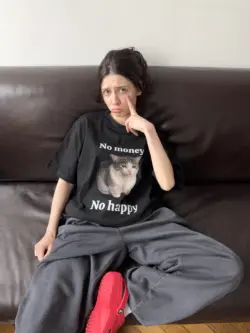 Футболка "no money, no happy"
